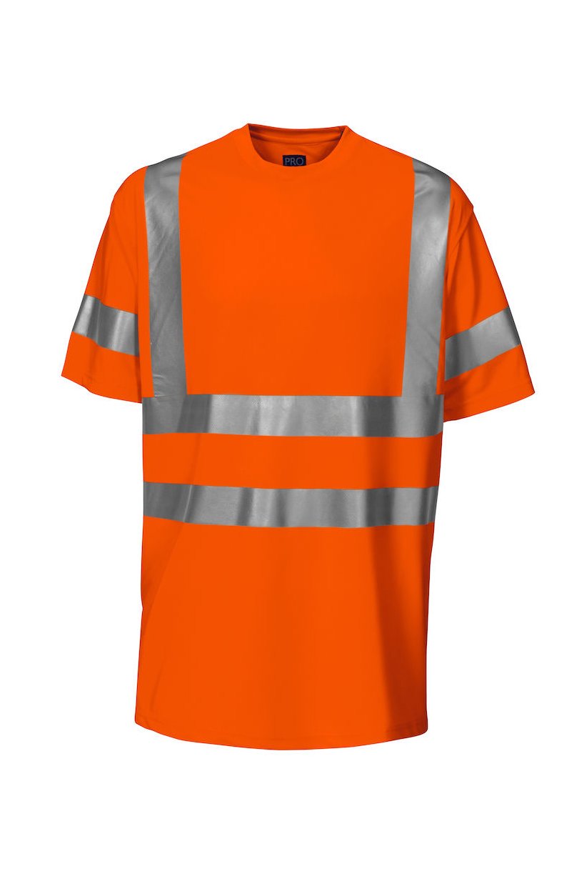 T-Shirt EN ISO 20471 Klasse 3, orange/grau