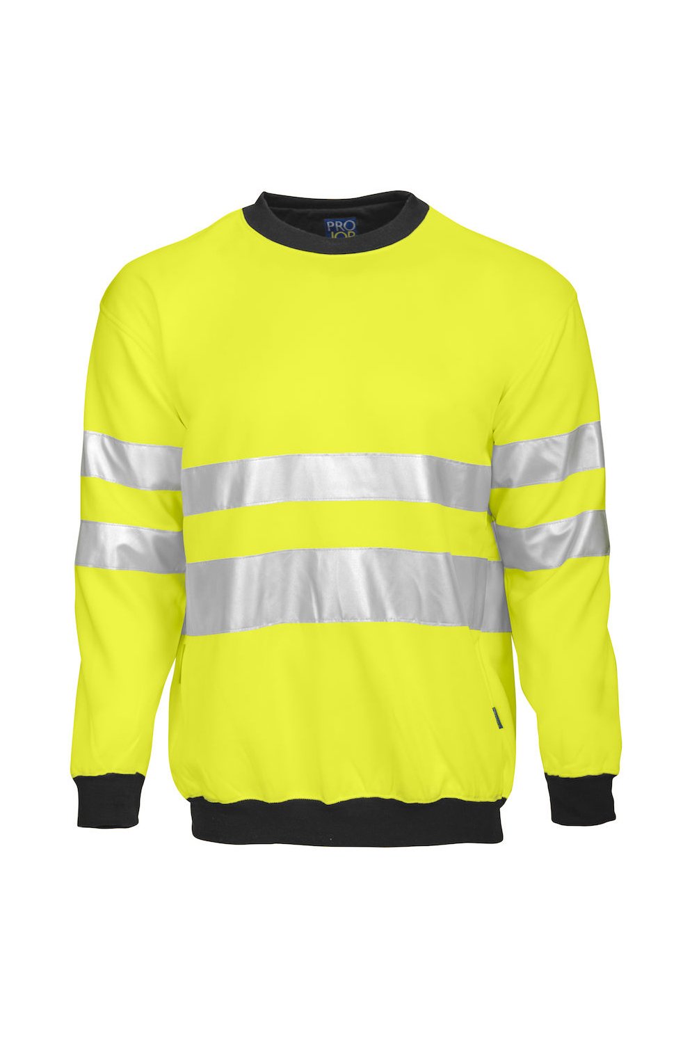 Sweatshirt EN ISO 20471 Klasse 3, gelb/schwarz
