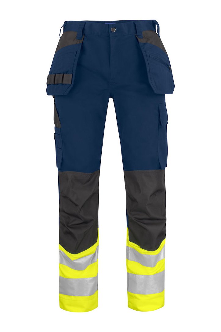 20471 Workwear 1, gelb/schwarz - Müller Arbeitshose Warnschutz ISO Klasse EN