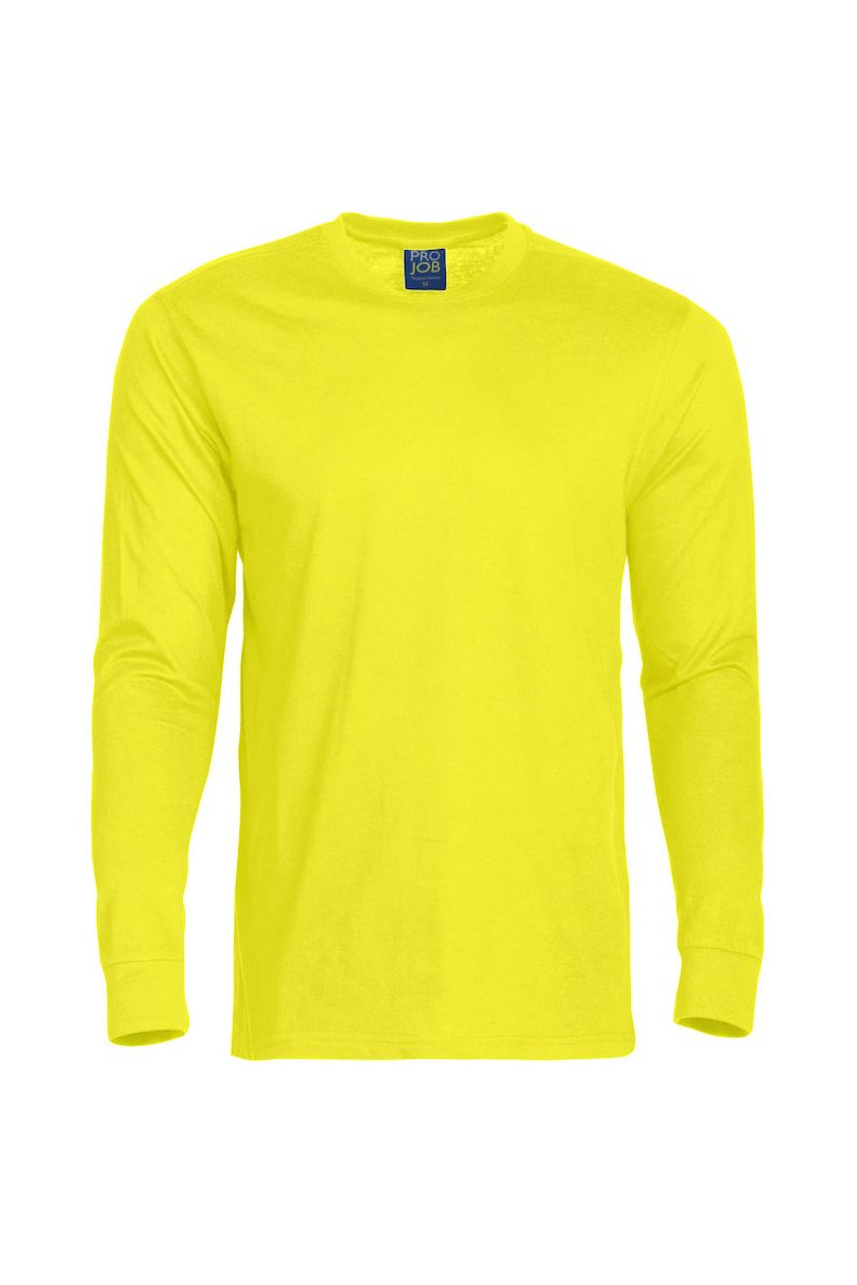 Langarm T-Shirt, gelb