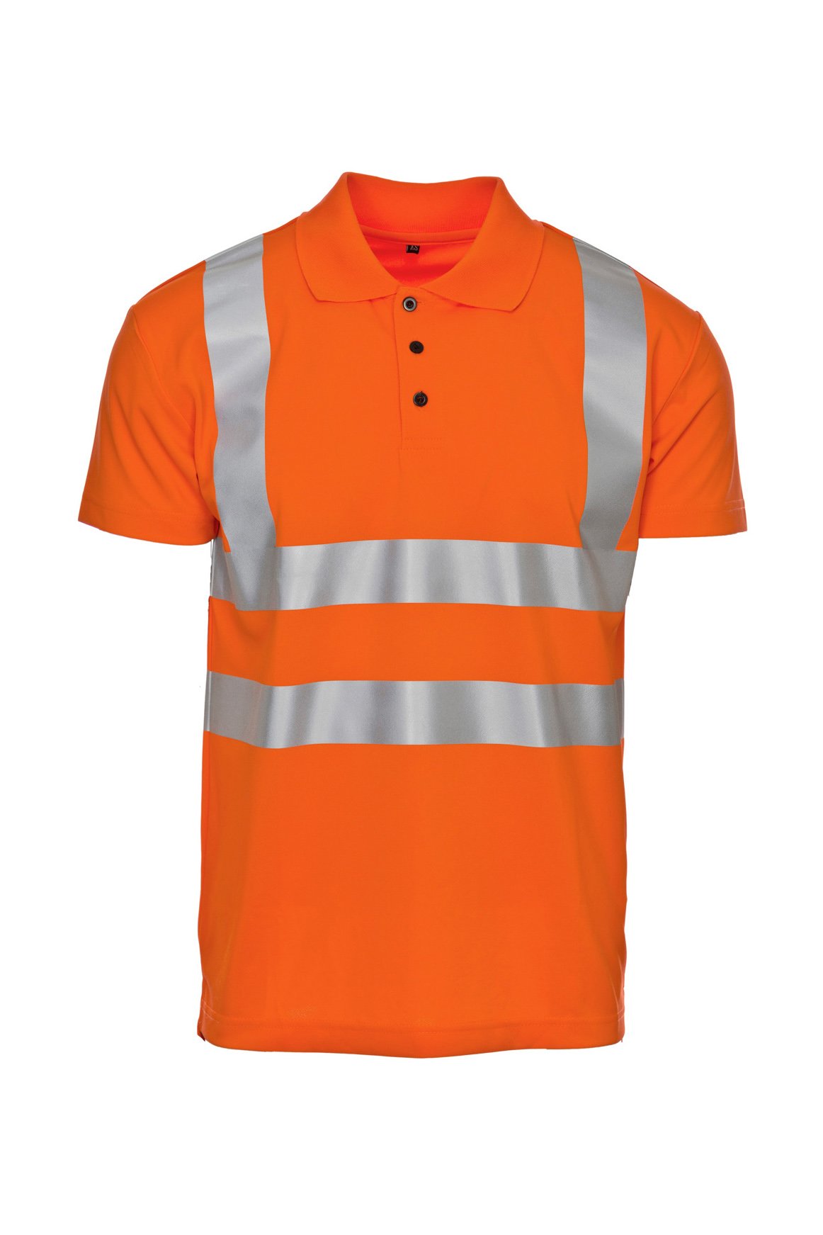Warnschutz-Poloshirt, fluorescent lemon, ISO 20471 Kl. 2