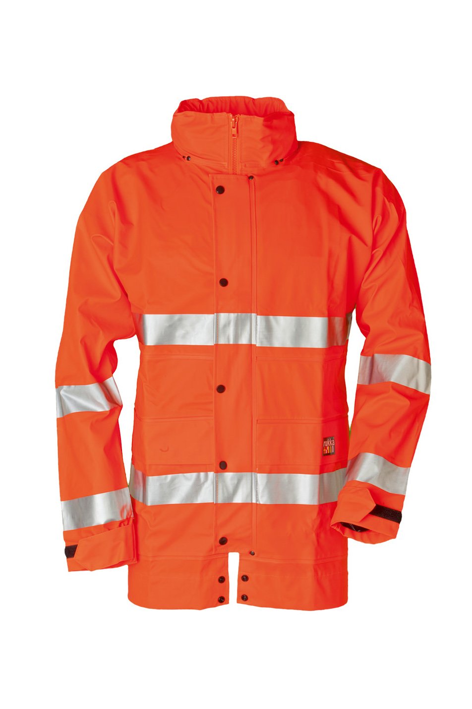 Warnschutz-Jacke, fluorescent orange, ISO 20471 Kl. 3