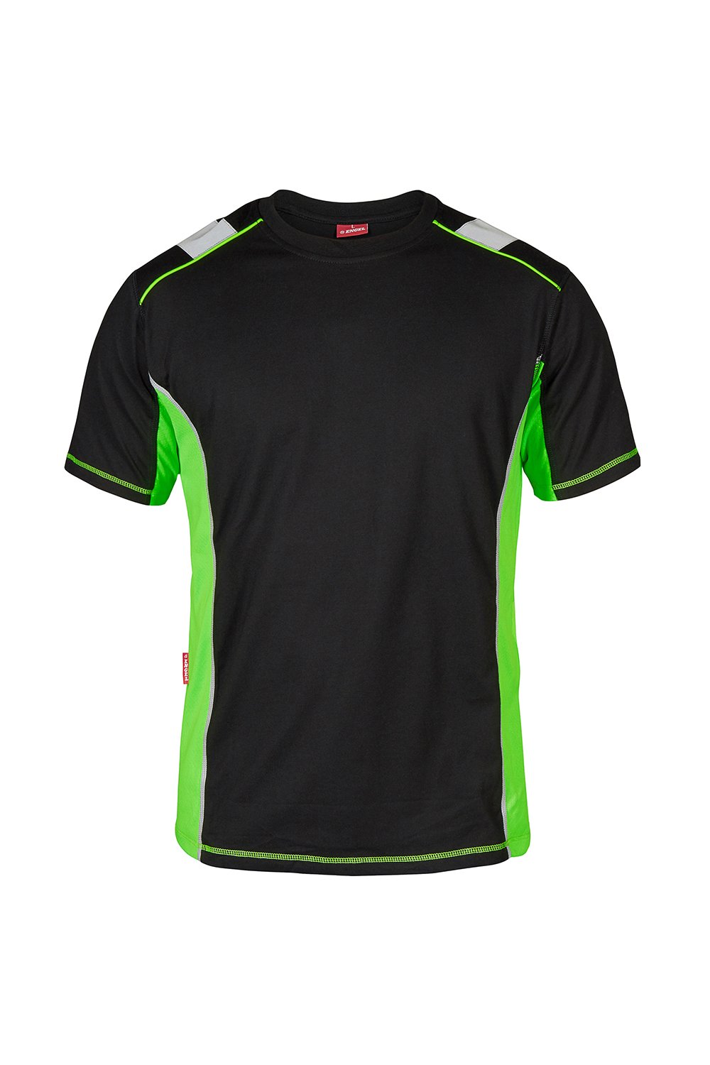 T-Shirt, schwarz/grün