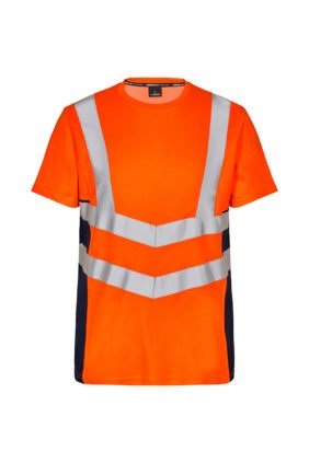T-Shirt kurzarm EN ISO 20471, orange/grün