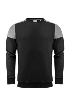 Unisex Crewneck Sweater, schwarz/anthrazit